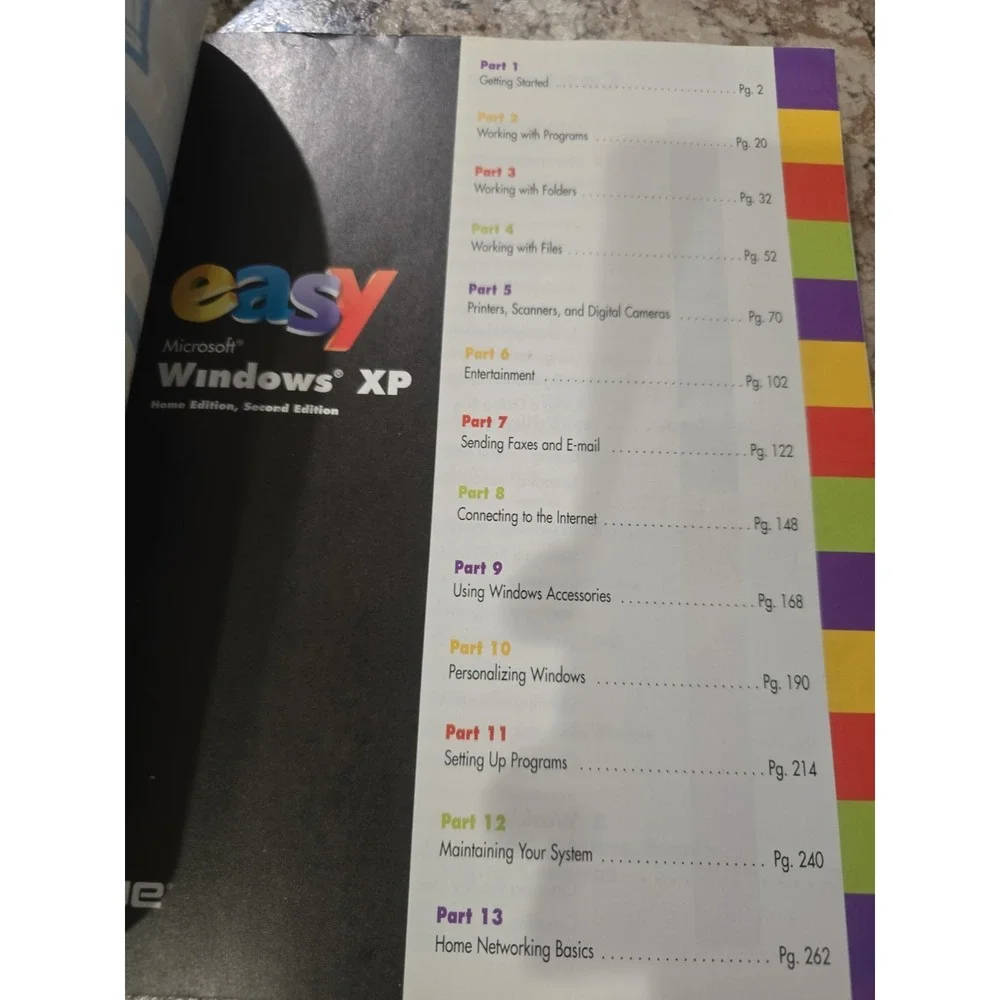 Easy Microsoft(R) Windows XP Home Edition (Que's Easy Series) Booklet